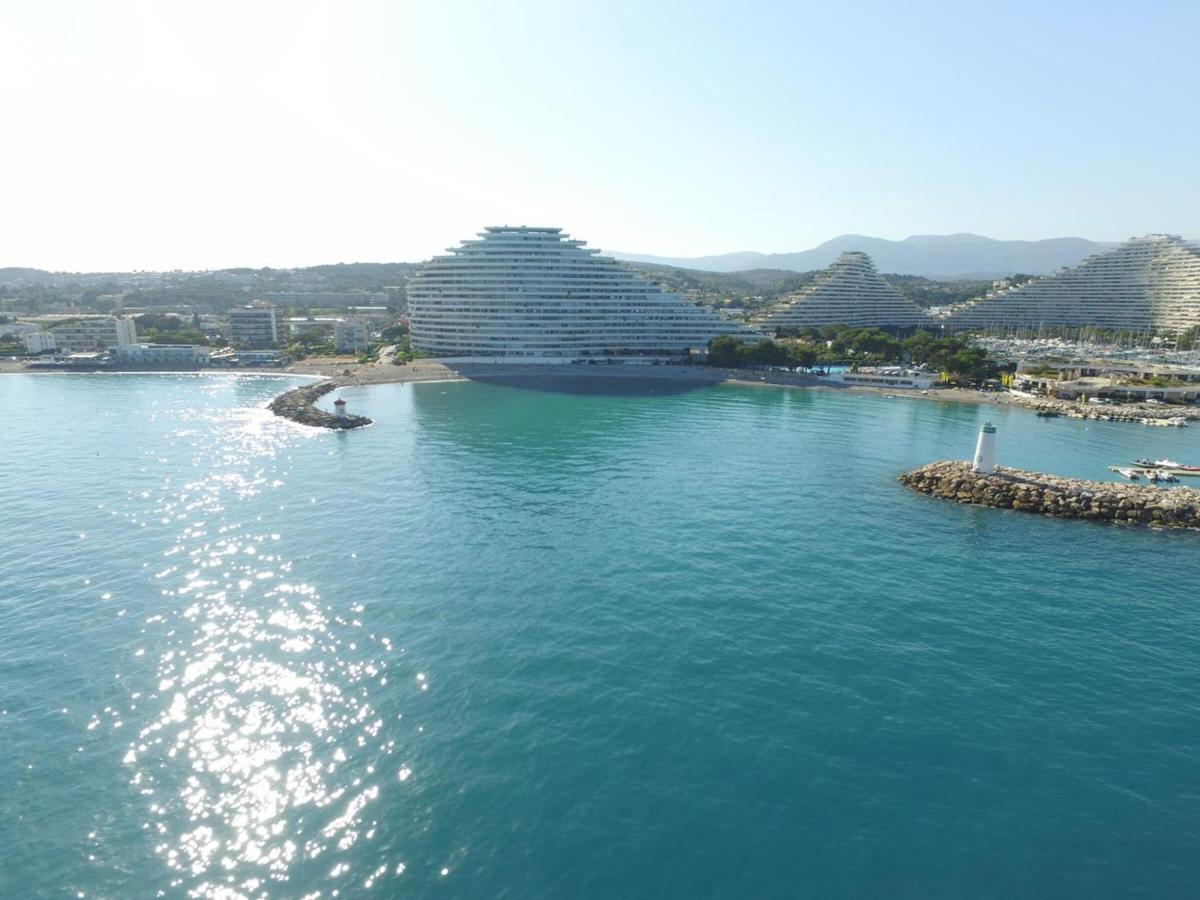Studio Renove En Bord De Mer Avec Terrasse, Parking Et Wifi A Villeneuve-Loubet - Fr-1-252A-29 Eksteriør billede